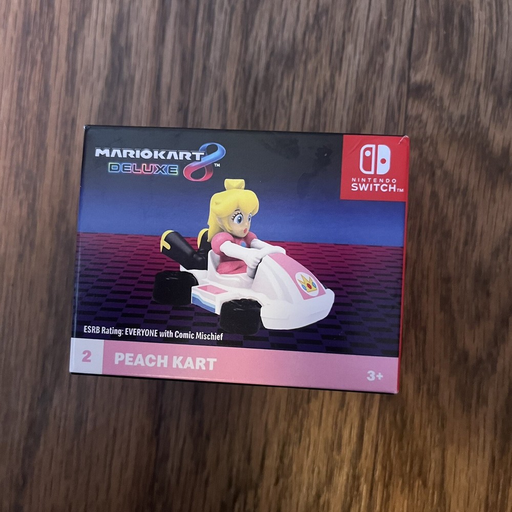 McDonalds Happy Meal 2024 Mario Kart Deluxe #2 Peach Kart Brand New