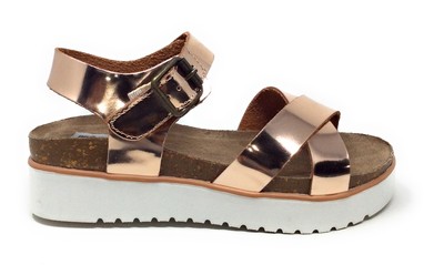 Not Rated Womens Oetter Rose Gold Platform Dress Sandals Size 8 M US | eBay
