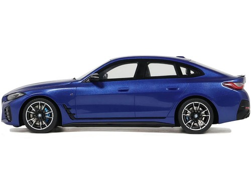 BMW I4 M50 BLUE 1/18 MODEL CAR BY OTTO MOBILE OT453 - Picture 4 of 8