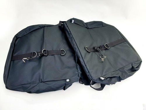 KEMIMOTO Bicycle Bike Black Saddlebag & Rain Cover Throw Over H0305-00704 - Picture 4 of 15