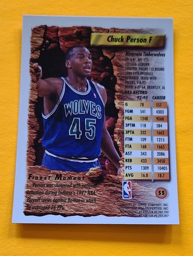 1993-94 TOPPS FINEST BASKETBALL #1-220 YOU PICK COMPLETE YOUR SET NM OR BETTER - Picture 105 of 433