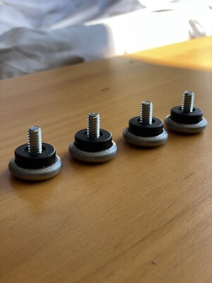 Eames Herman Miller Lounge Chair OTTOMAN Domes Of Silence - Set of 4 OEM