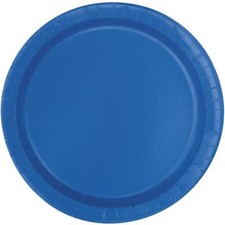 Paper Party Plates Round or Square Solid Colours Choice of Plate & Pack Sizes