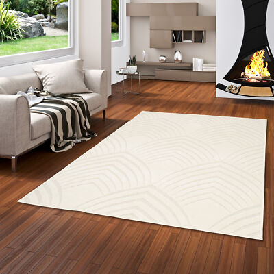 Flachgewebe Teppich Sevilla Boho Creme