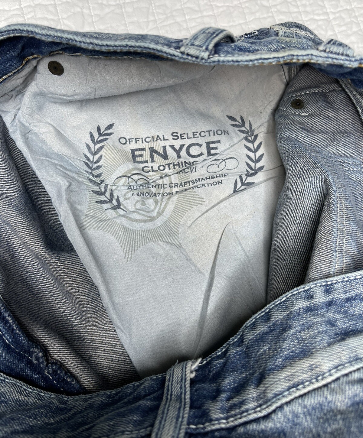 Vintage Enyce 42 Denim Jeans 90’s Hip Hop Y2K Str… - image 12