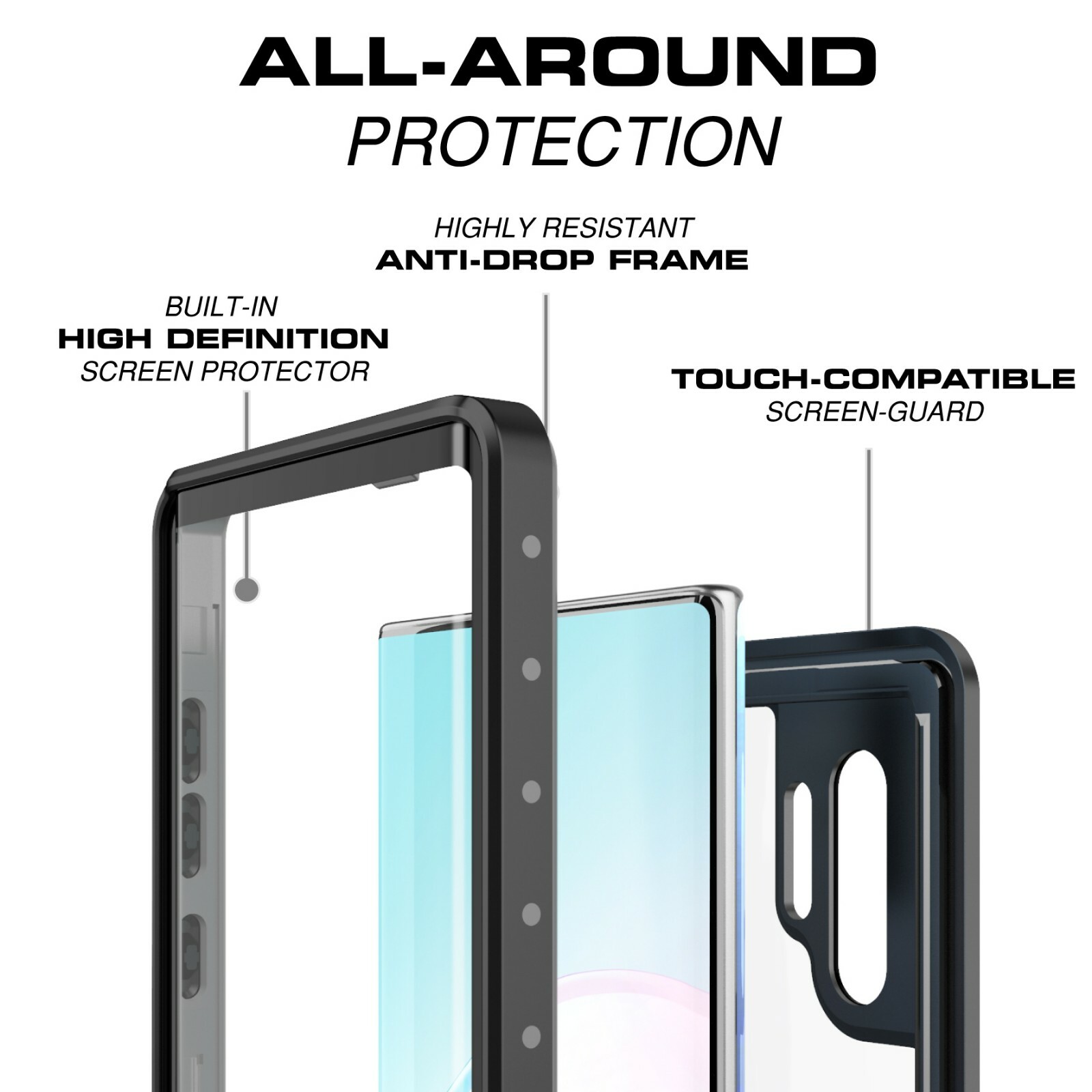 Custodia impermeabile per Samsung Galaxy Note 10/10+ foto 5