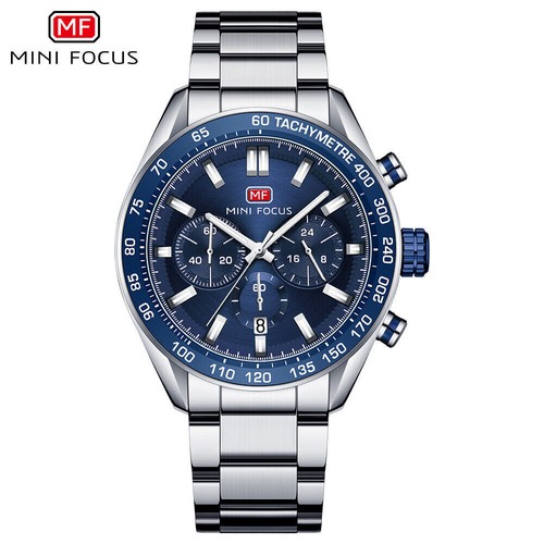 MINI FOCUS Men Watch Multifunction Military Wristwatch Business Male Date Watch - Picture 16 of 29