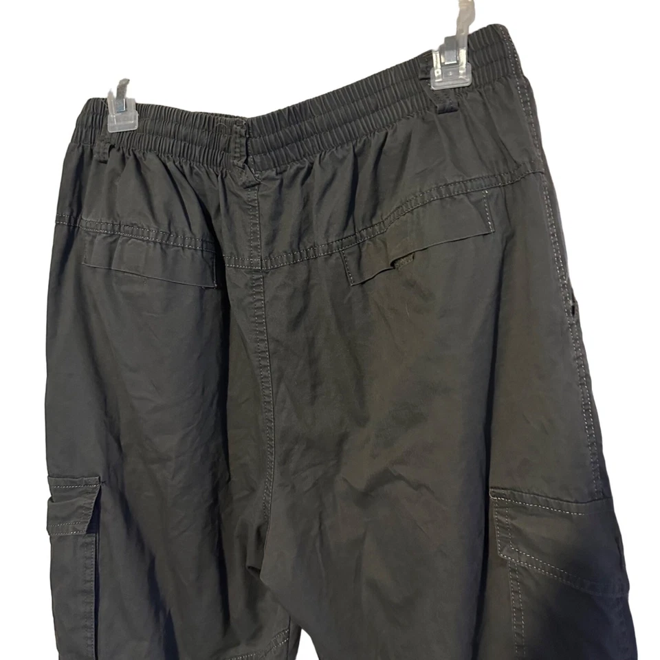 Pantalón cargo Jeep gris deletreado en el bolsillo talla XL 38/30 Foto 4 de 4