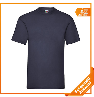 3er, 5er, 10er Sparpack Fruit of the Loom Valueweight T Herren T-Shirt Mehrpack