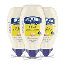 Hellmanns Real Mayonnaise Pack of 3 Gluten Free Creamy Condiment 20 Fl Oz