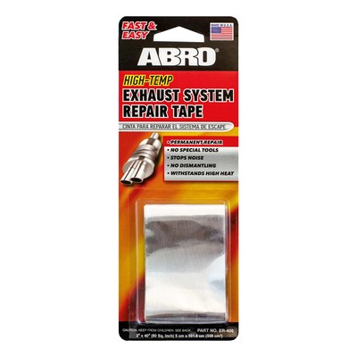ABRO Exhaust Tape Muffler Repair Kit High Temp Aluminum Bonding Agent Exhaust...