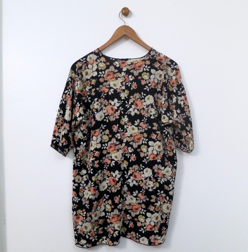 Lularoe Kids Bianka 3 (Med-Lg Girls) Floral Kimono Cardigan Open Front Top - Picture 5 of 6