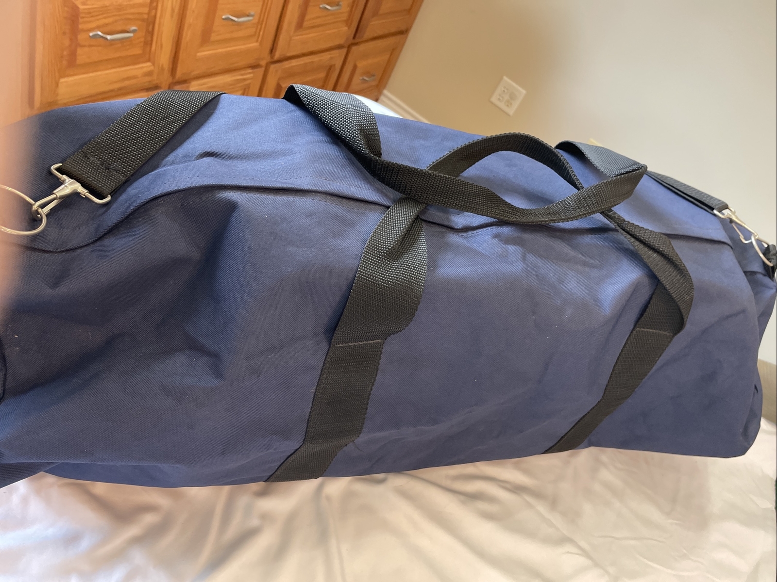 Tony Lama Cowboy Boots Duffel Bag Luggage With Covered Zipper 3 Straps