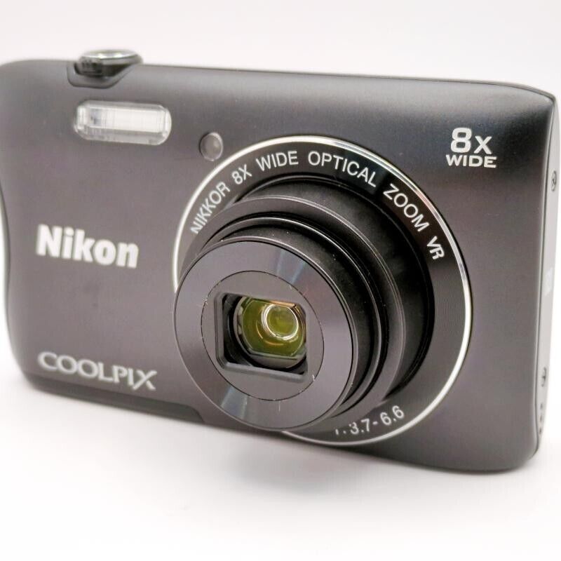 Nikon COOLPIX S3700 Black 20.1MP Optical Zoom Digital Camera Nikon COOLPIX S3700 Black 20.1MP Optical Zoom Digital Camera