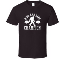 Bigfoot Hide And Seek Champion T Shirt