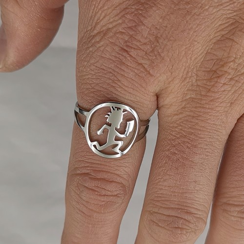 NICE ICP hatchetman twiztid ring stainless steel charm 7/8/9/10 - Picture 8 of 8
