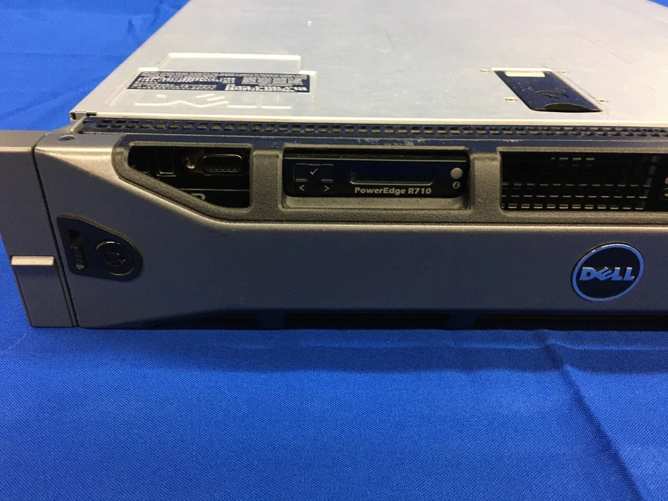Dell PowerEdge R710-2U 2x Xeon E5620- 8GBx4 RAM- 2x 2TB 7.2K SAS HDD With Rails - Image 3 of 4