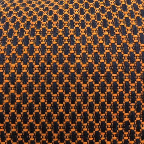 856. Upholstery Blind Fabric, Orange/Blue price per 1/2 metre - Picture 2 of 6