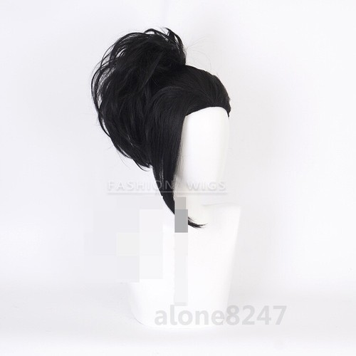 Pelucas de pelo negro My Hero Academia Yaoyorozu Momo anime cosplay pelucas pelucas - Imagen 3 de 5