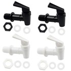 4 Pack Replacement Cooler Faucet Water Dispenser Tap Plastic Spigot for Beverage