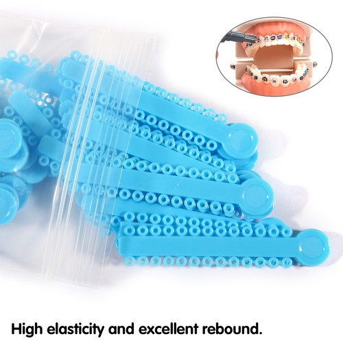 1040 pièces/paquet attaches ligature orthodontique dentaire bandes élastiques en caoutchouc accolades SKYSEA - Photo 35 sur 413
