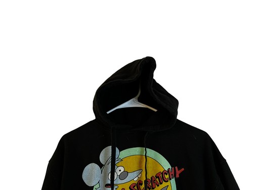 Sudadera con capucha para hombre The Simpsons The Itchy & Scratchy Show talla mediana - Imagen 4 de 5