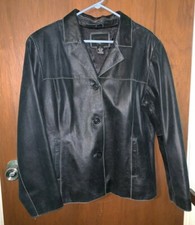 Mossimo Women's Leather Jacket Size Xl