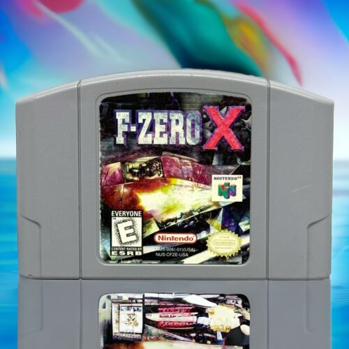 F-Zero X Nintendo 64 N64 cartuccia originale originale solo proprietario originale funziona - Foto 1 di 12