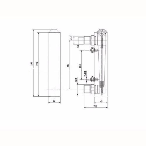LZM-25 PMMA Liquid Flowmeter Water Flow Meter rotameter Without Control Valve - Picture 2 of 20
