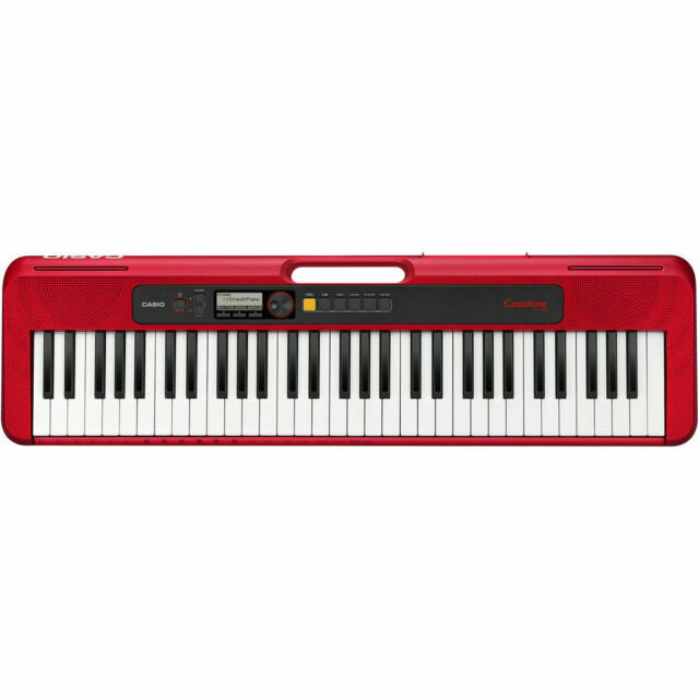 Casio+Casiotone+CT-S200+61-Key+Portable+Digital+Keyboard+-+Red for