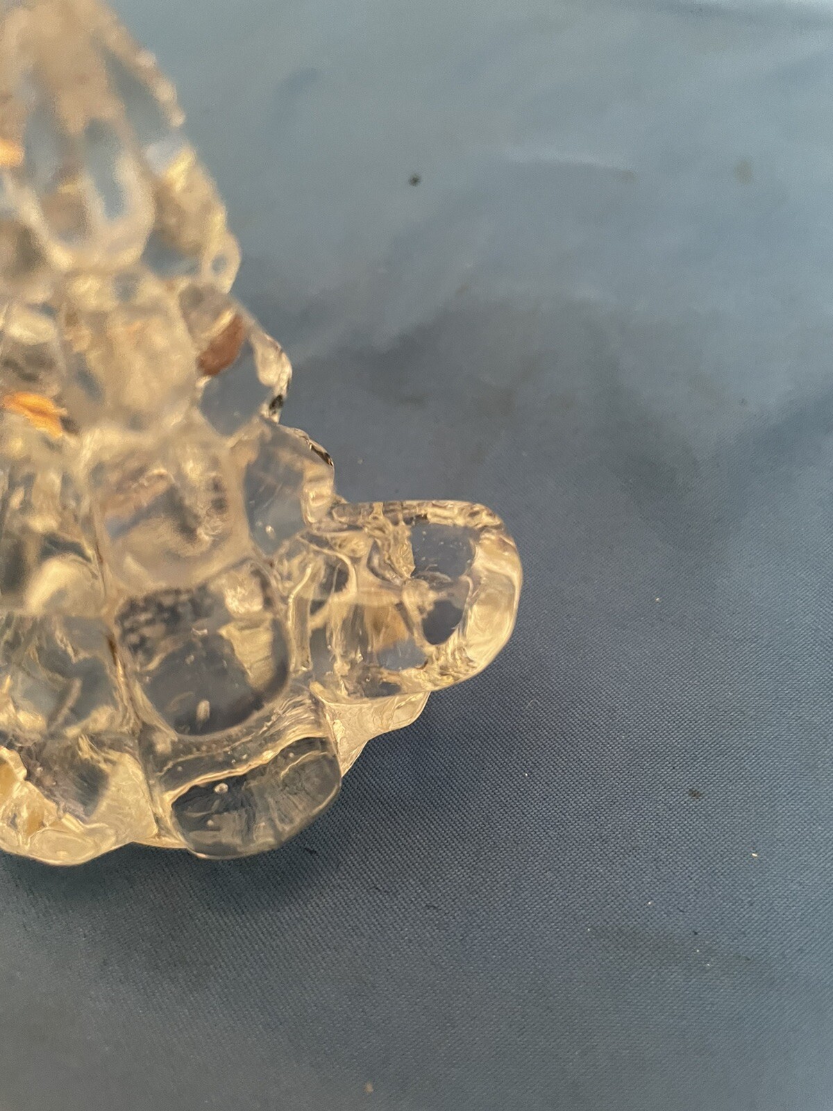 Biedermann Clear Glass Christmas Tree Small Candle Holders Set Of 2! eBay