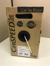1000ft Prysmian GenSPEED 5350 White Cat5e Riser Cable 6133713-17F Ethernet