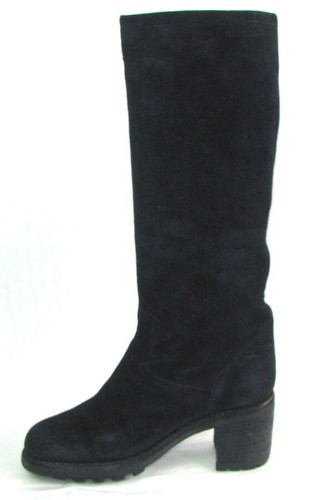 FREE LANCE Stiefel Geronimo Leder Wildleder Marineblau 38.5 Sehr Guter Zustand - Bild 6 von 8