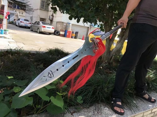 Espada lanza china KUNGFU punta de lanza de acero al manganeso lanza larga al aire libre #1348 - Imagen 2 de 9