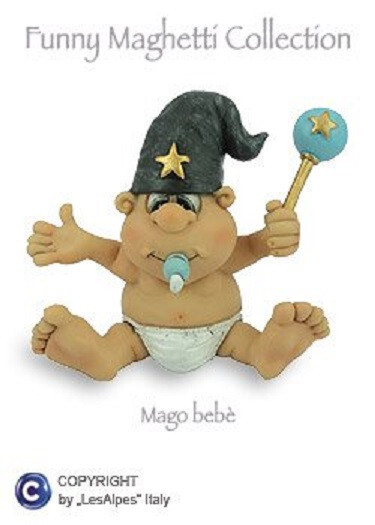 Magos Les Alpes Niño Mago Bebé 014 92612 Colección Amuleto de la Suerte