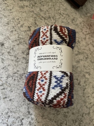 Dicke weiche Winter warme Unisex Wollsocken (Gr. 5-9) - Neu - (WTF2)