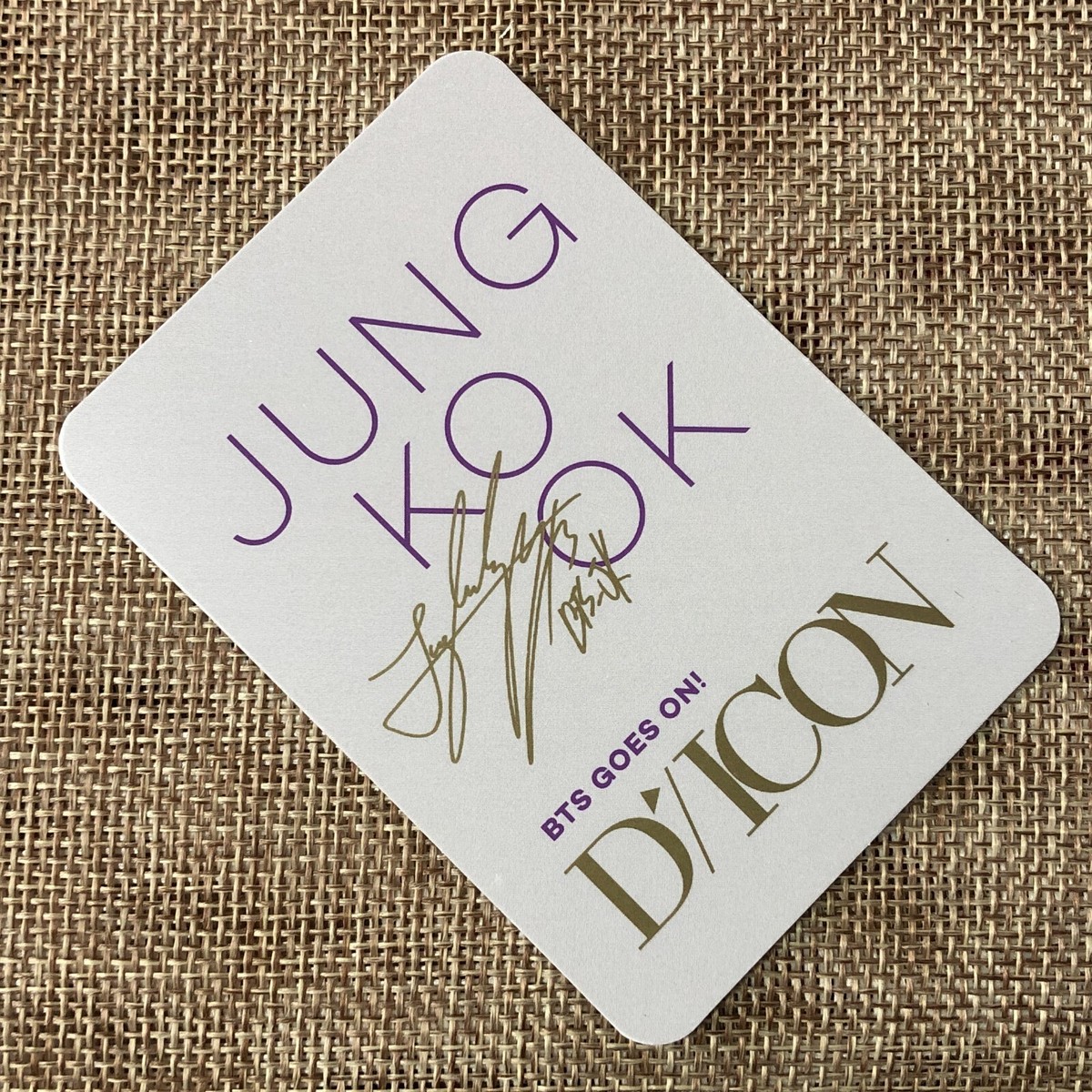 BTS dicon goes on! ✨JUNG KOOK✨　新品未開封　保存版 BTS D-icon Vol.10 BTS Goes On! JUNGKOOK DICON Magazine Full