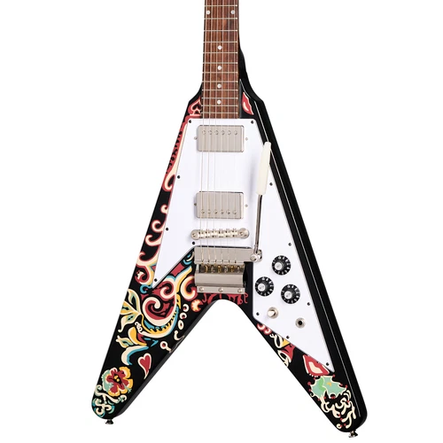 Epiphone Jimi Hendrix Signature "Love Drops" Flying V Guitar