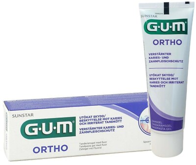 GUM Ortho Zahngel 75ml für die Kariesprophylaxe PZN 09200048