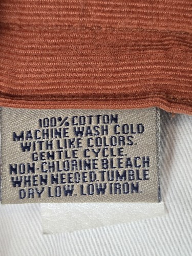 Bills Khakis Mens Corduroy Pants Usa Size 40 Cotton Orange Rust - Picture 5 of 10