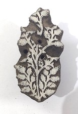 Wooden hand carved Printing Stamp Block for Fabrics Printing ZEFB-86