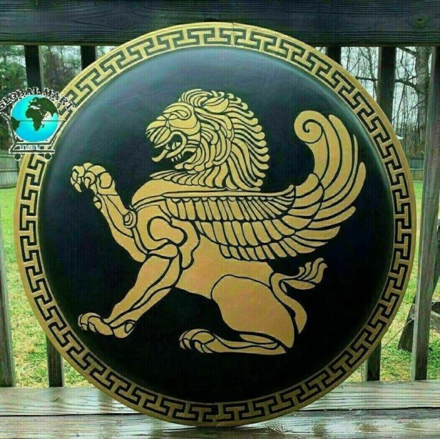 Medieval Authentic Greek Hoplite Shield/ Viking shield/Roman shield Halloween