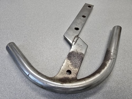 SINGLE USED RETRO VINTAGE PORSCHE 356 VW BEETLE GHIA CHROME BUMPER NERF BAR - Picture 4 of 5