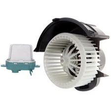 Blower Motor Fan and Resistor A/C Kit For Volkswagen Touareg Front