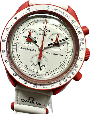New Unused Omega x Swatch Speedmaster Mission to Mars Men's New Unused Omega x Swatch Speedmaster Mission to Mars Men's