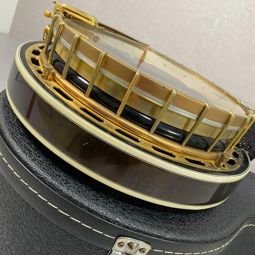 Aria SB-600 5 Cuerdas Deluxe Banjo Tigre Cuello Arce Japón Estilo Vintage - Imagen 7 de 12