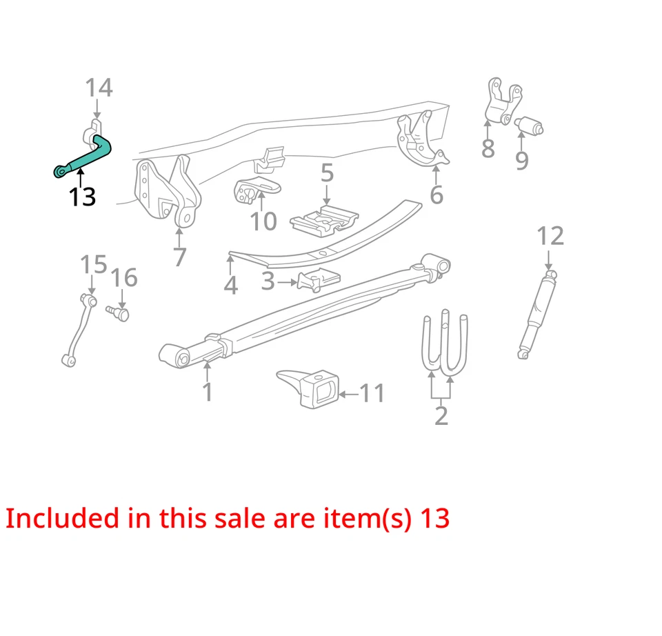 Barra estabilizadora trasera Ford F250 Super Duty 2001 4x4 OEM 138 k millas - LKQ406426911 Foto 4 de 4
