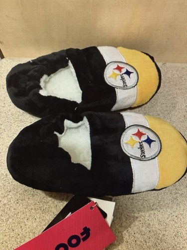 Pittsburgh Steelers NFL Boys Color Block Close Back Slippers - NWT - Picture 5 of 6