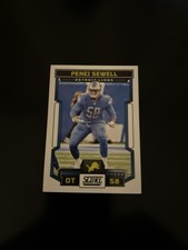 2023 Score Base #84 Penei Sewell  - Detroit Lions AF1