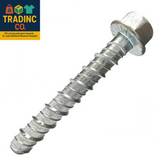 1/4 In. X 2 In. Hex Washer-Head Large Diameter Concrete Anchors (25-Pack)